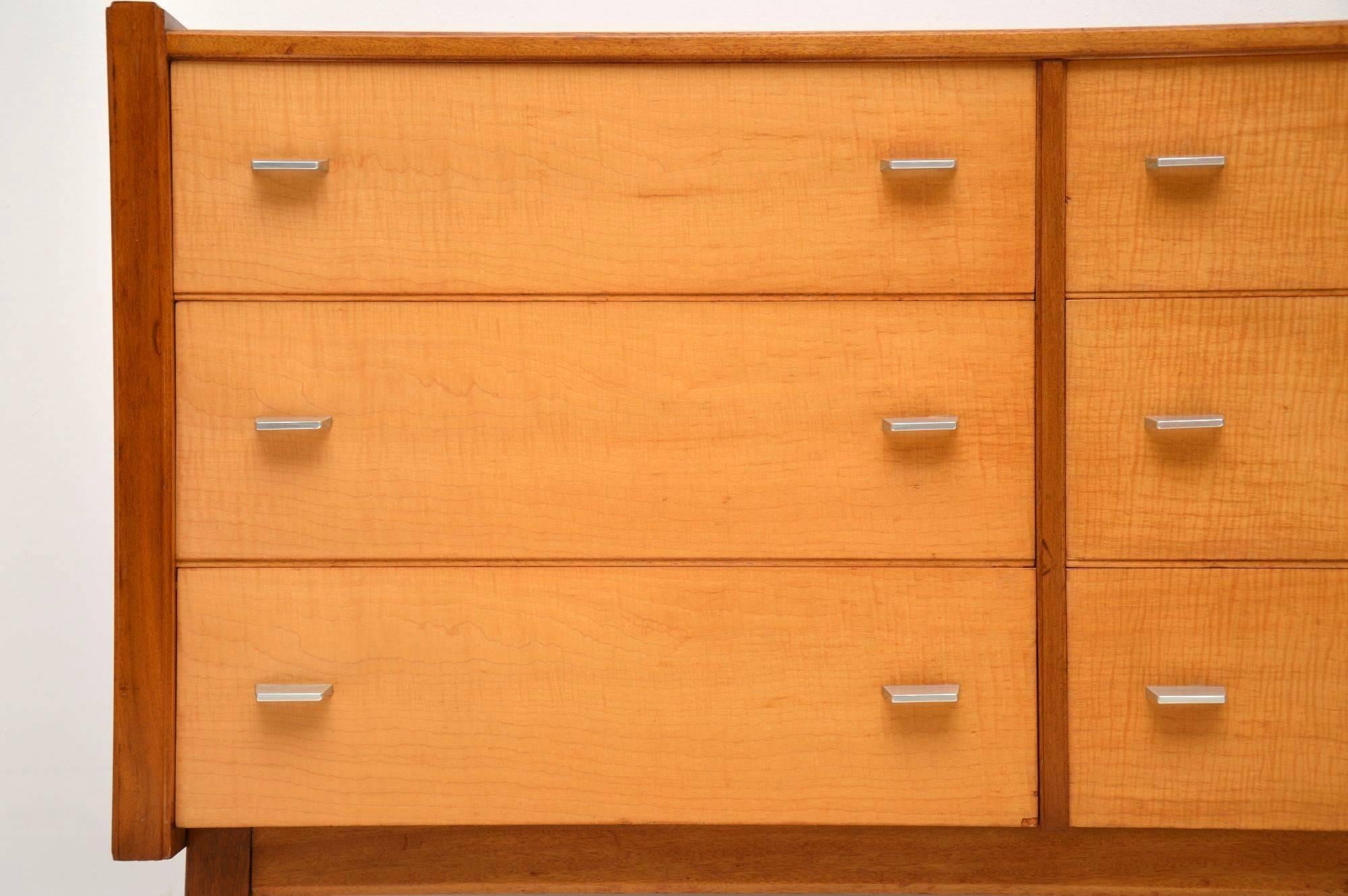 1950s Vintage Sideboard by Alfred COX in Walnut and Sycamore 1