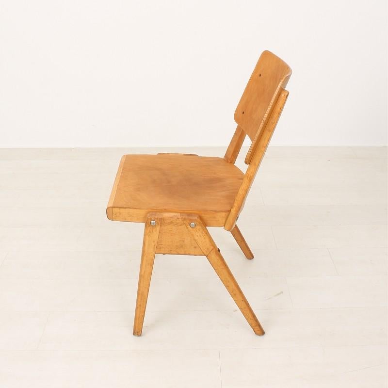 German 1950s Vintage Stacking Chair For Sale