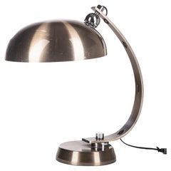 1950s Vintage Table Lamp in Chrome Metal Design