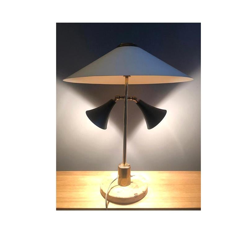 Mid-20th Century 1950s Vintage Table Lamp, Italian Manufacture