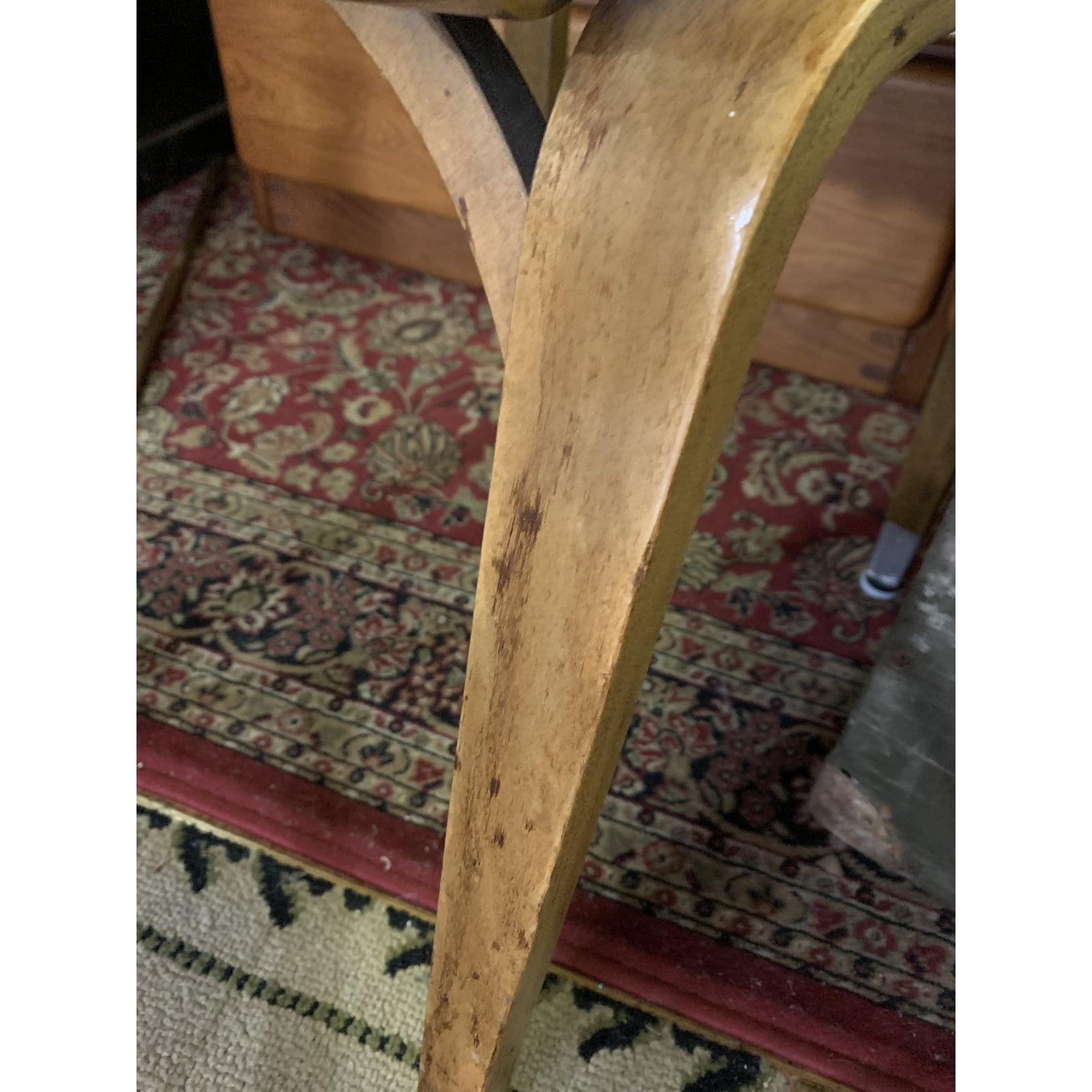 Mid-20th Century 1950s Vintage Thonet Bentwood Bent Plywood Dining Chair