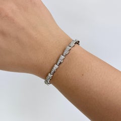 1950's Vintage Tiffany & Co. Diamond Bracelet Platinum