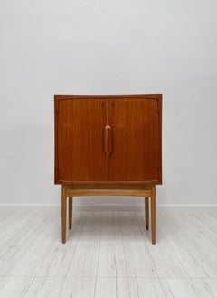 Mobile bar vintage Bacchus in teak di Torbjørn Afdal, Norvegia, anni '50