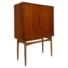 Mobile bar vintage Bacchus in teak di Torbjørn Afdal, Norvegia, anni '50