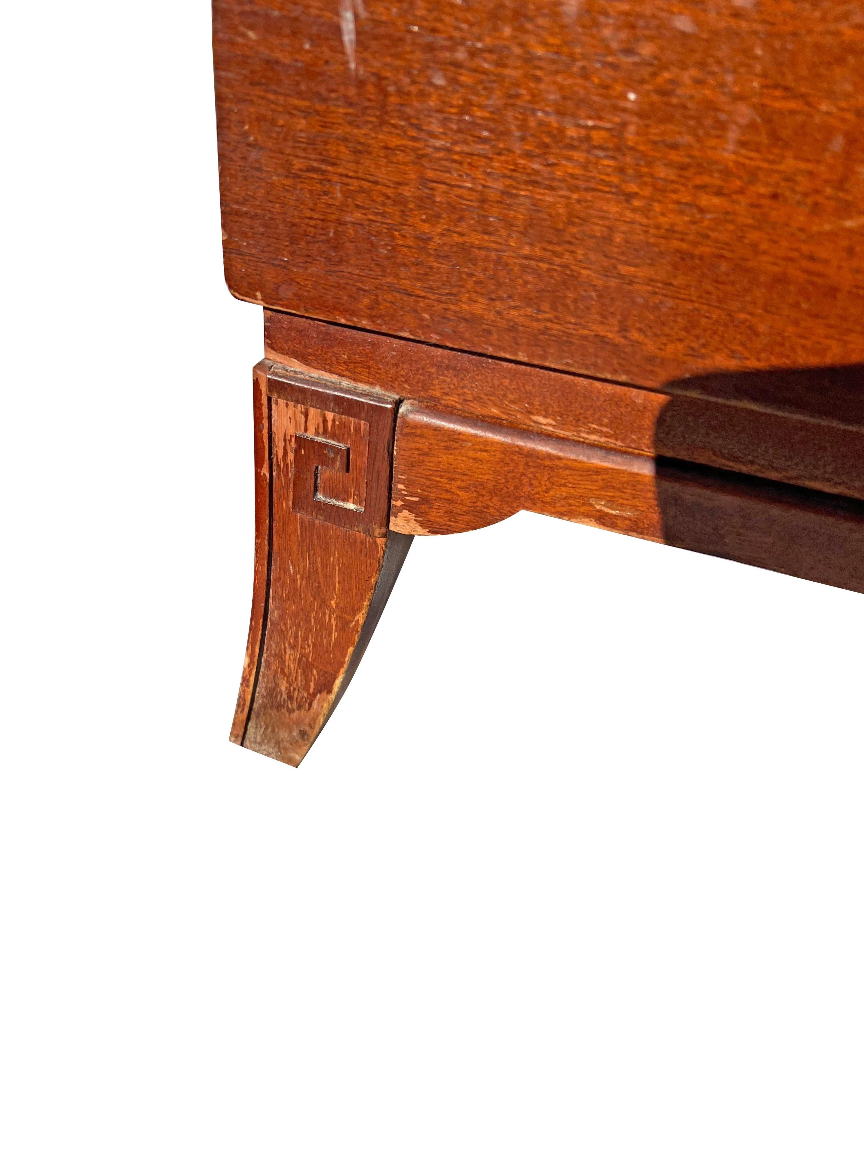 Vintage Asian Style Highboy Dresser

Inspired by traditional Asian design, this tall piece offers ample storage space and a striking visual impact. The intricate shell hardware adds a touch of elegance and sophistication.
This vintage highboy