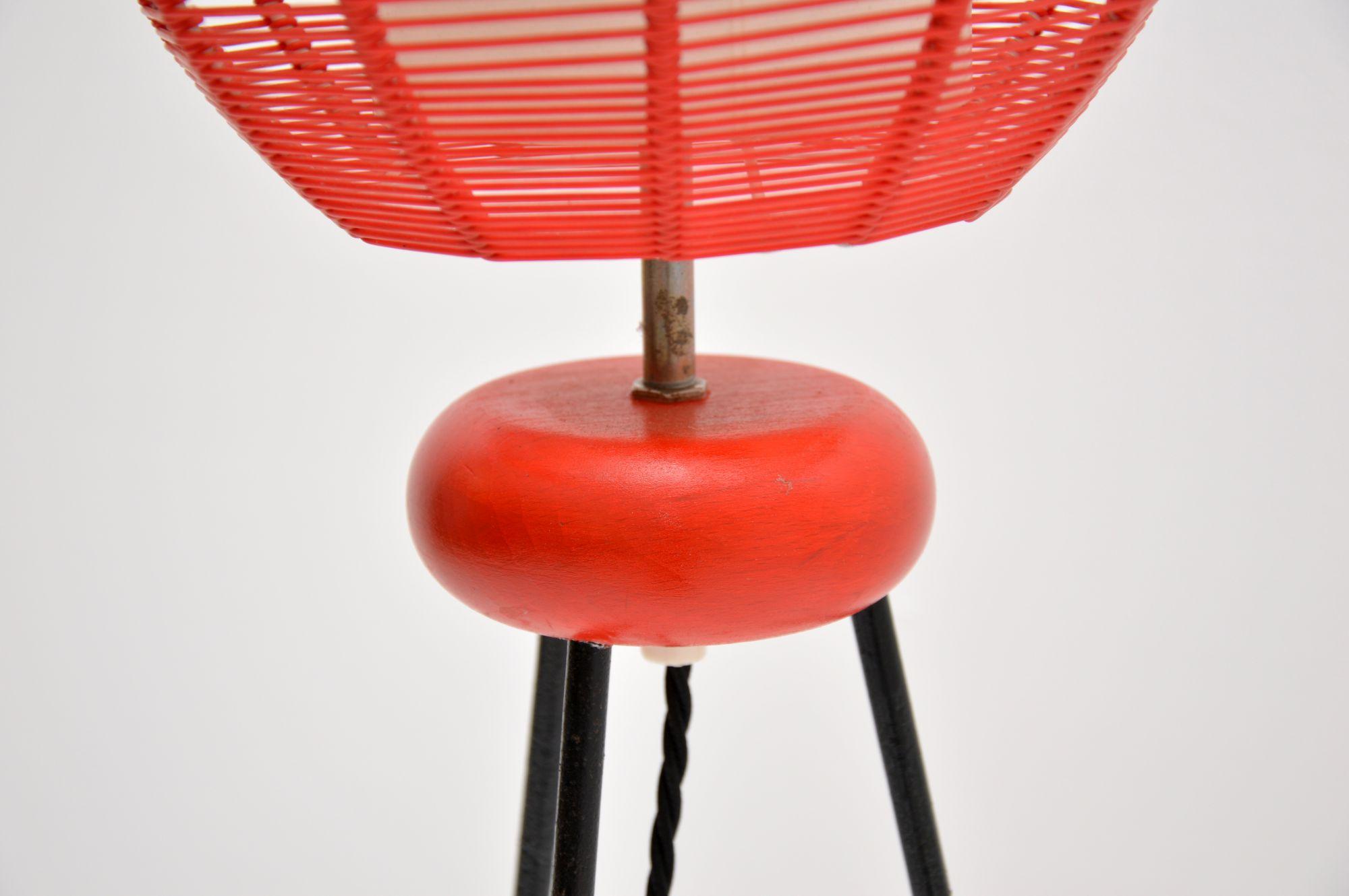 1950s Vintage Tripod Floor Lamp 5