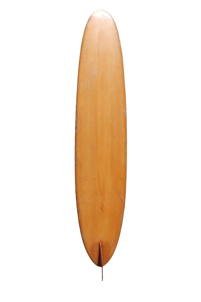 1950s Vintage Velzy Jacobs Balsa Wood Surfboard