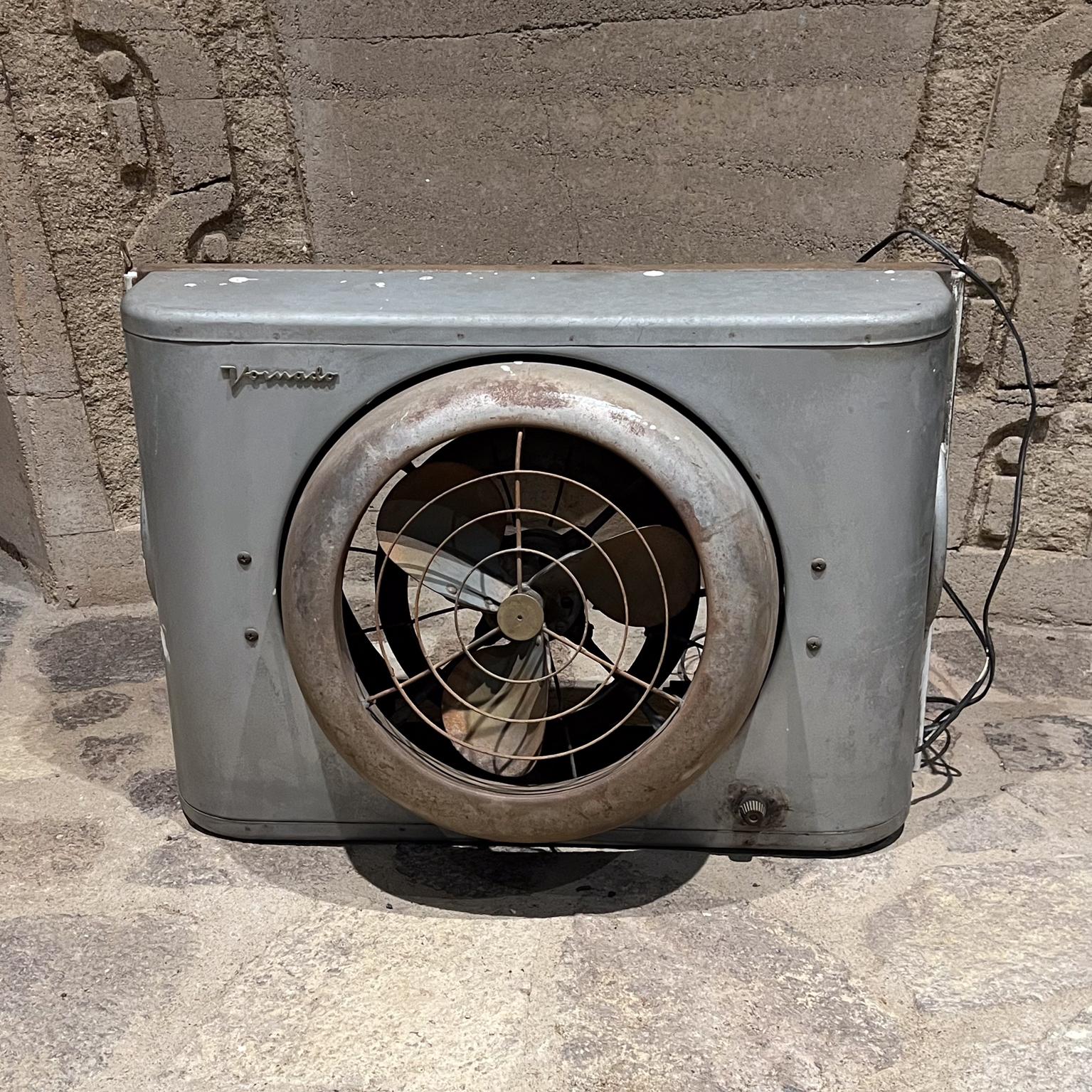 20th Century 1950s Vintage Vornado Gray Electric Window Wall Fan For Sale