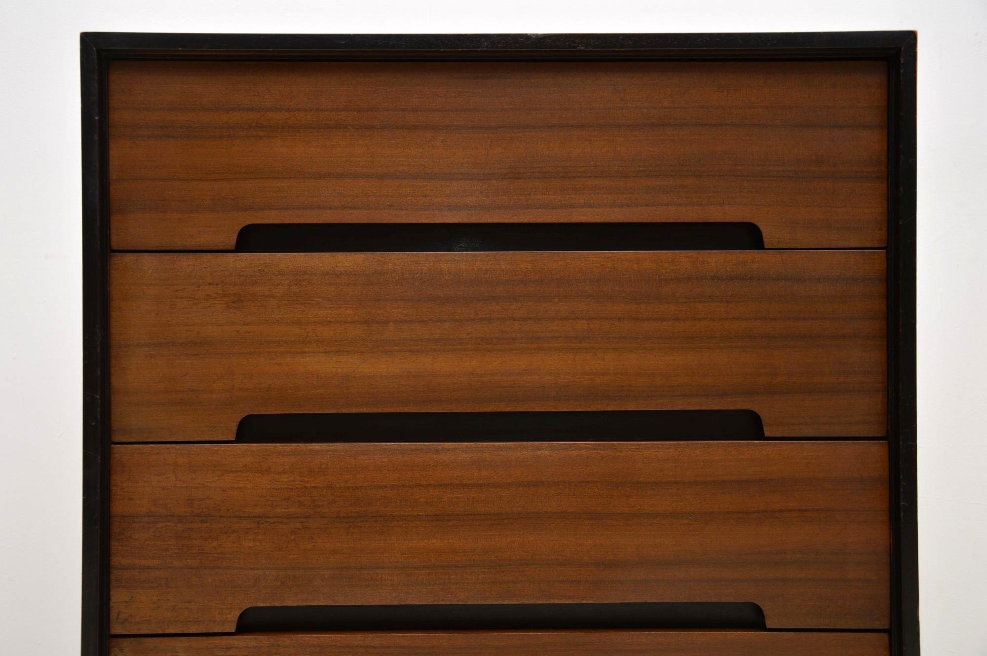 Mid-Century Modern 1950s Vintage Walnut Chest of Drawers by John & Sylvia Reid for Stag C Range