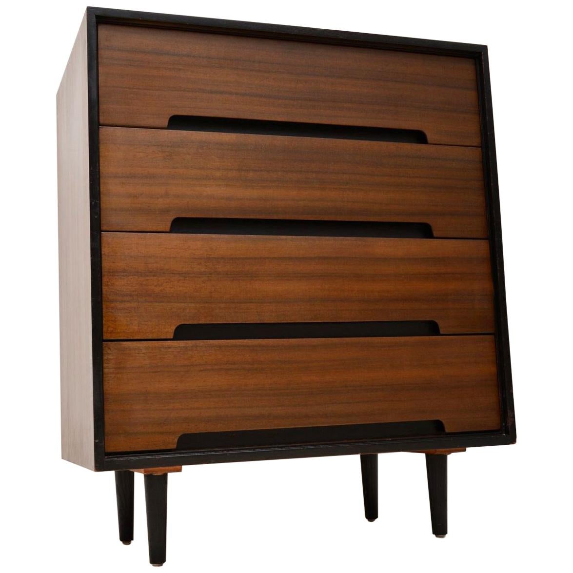 1950s Vintage Walnut Chest of Drawers by John & Sylvia Reid for Stag C Range