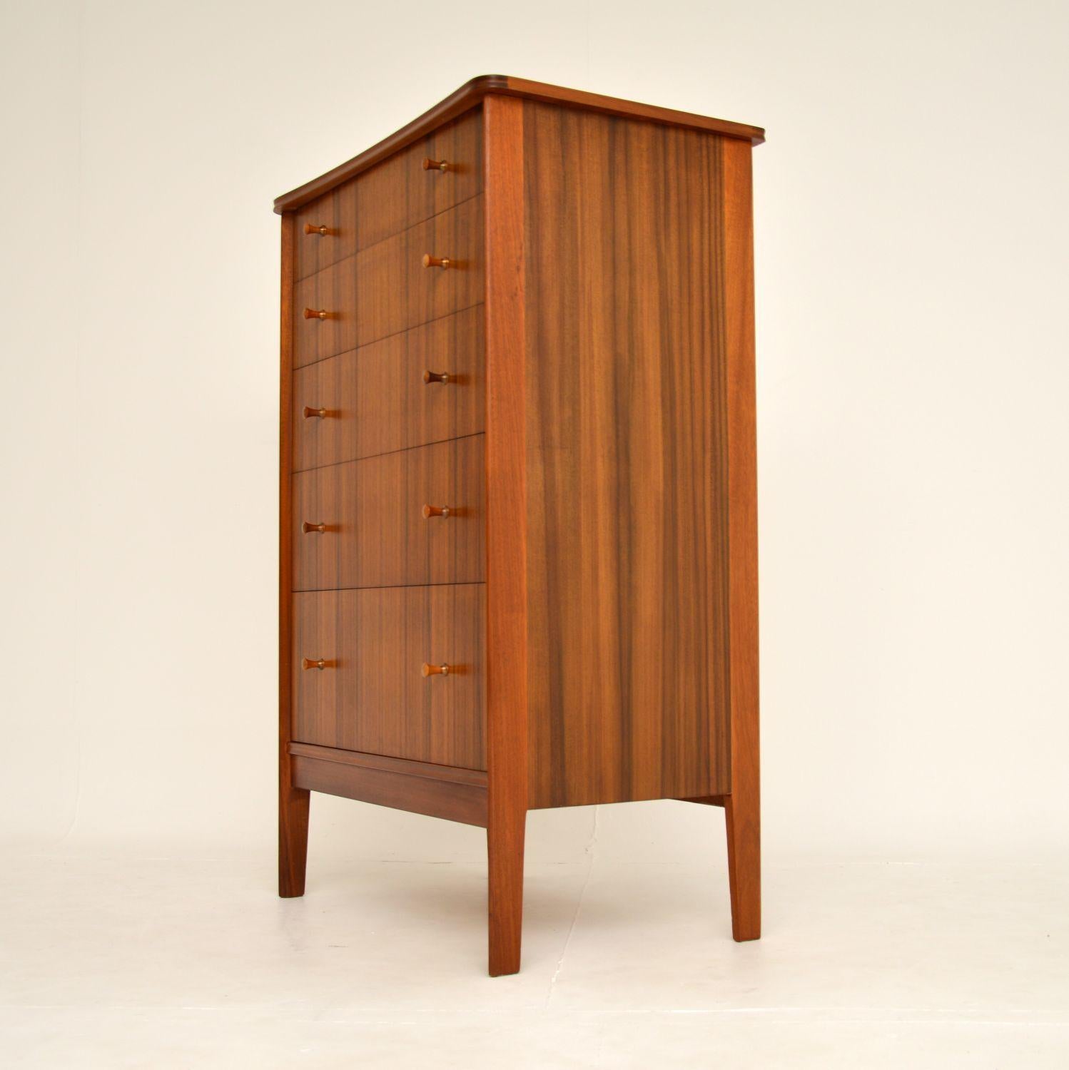 1950's Vintage Walnut Chest of Drawers by Peter Hayward for Vanson 2