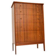 1950's Vintage Walnut Chest of Drawers by Peter Hayward for Vanson