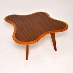 1950's Vintage Walnut Cloud Table by Neil Morris