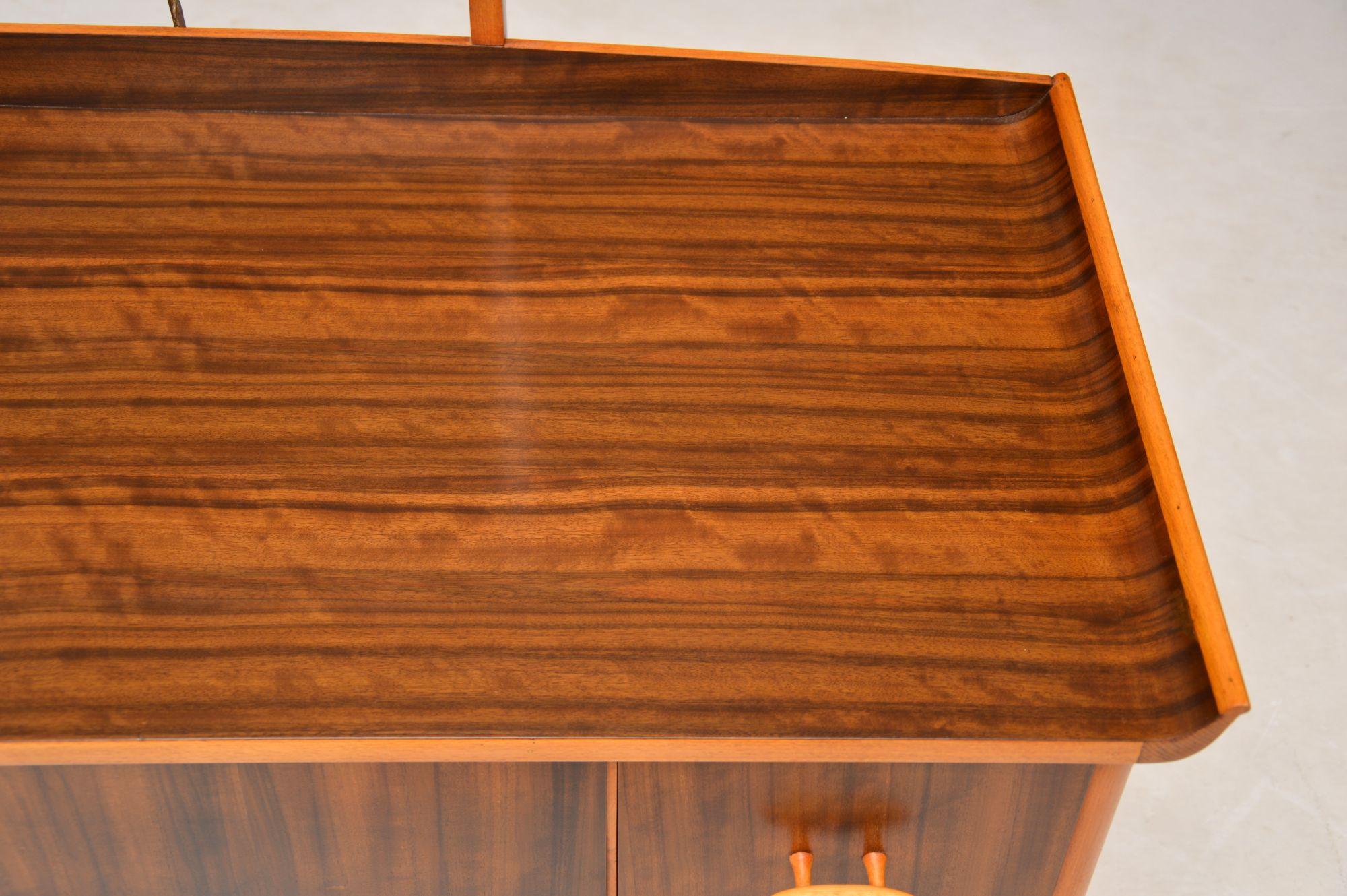 Beech 1950s Vintage Walnut Dressing Table