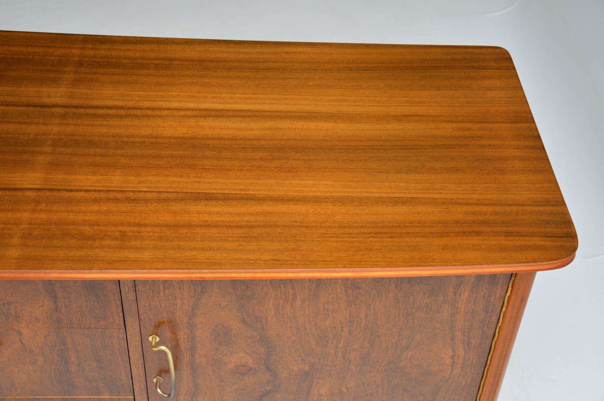 1950's Vintage Walnut Sideboard by Peter Hayward for Vanson In Good Condition In London, GB