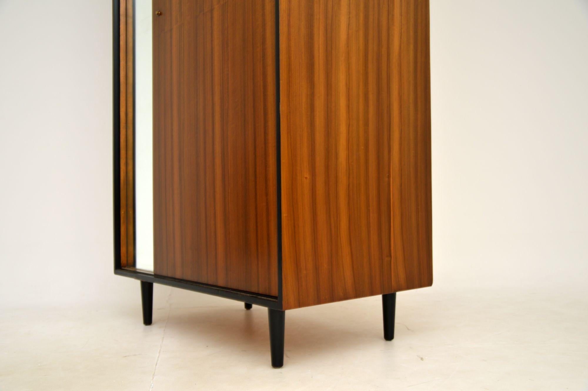 1950s Vintage Walnut Wardrobe by John & Sylvia Reid for Stag For Sale 1