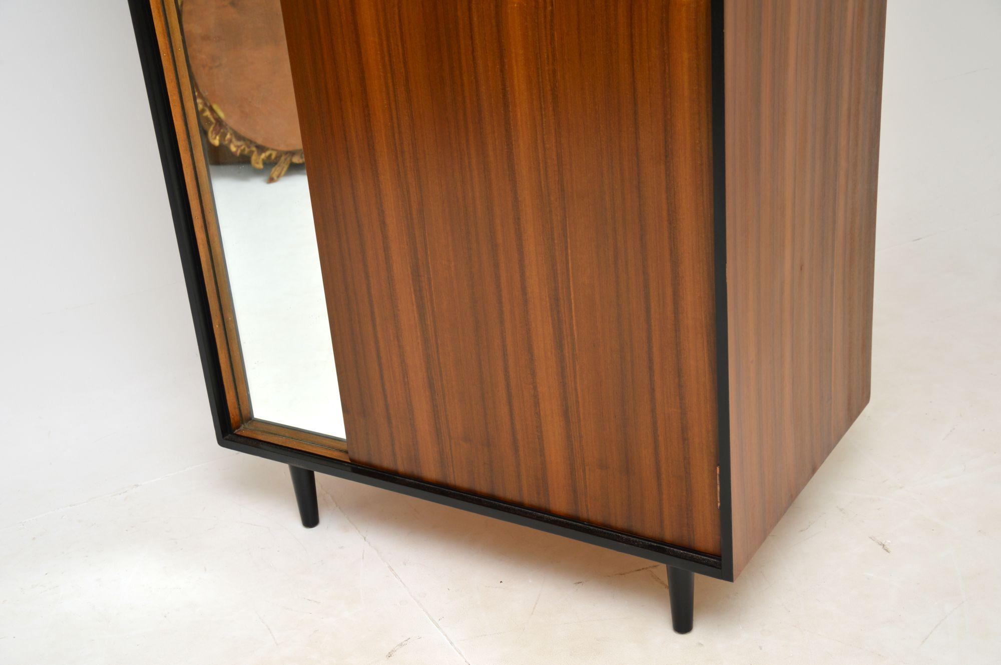 1950s Vintage Walnut Wardrobe by John & Sylvia Reid for Stag For Sale 2