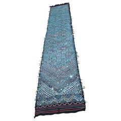 1950s Vintage Zemmour Moroccan Rug Berber Runner, 3ft x 16.4ft long