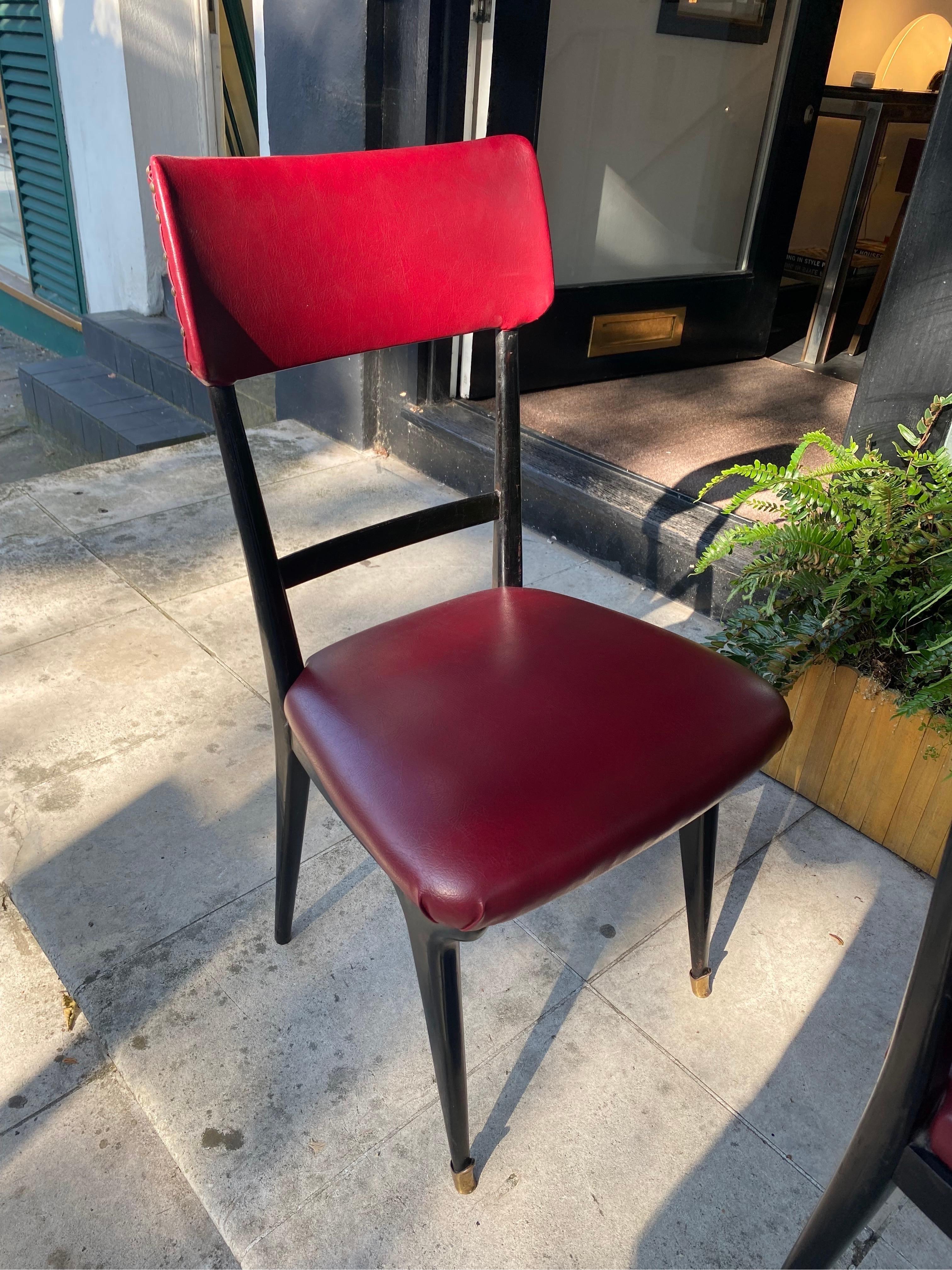 pair of dining chairs