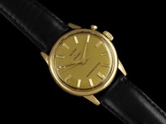 1950's VULCAIN CRICKET Vintage Mens "Watch of Presidents" - 18K Gold