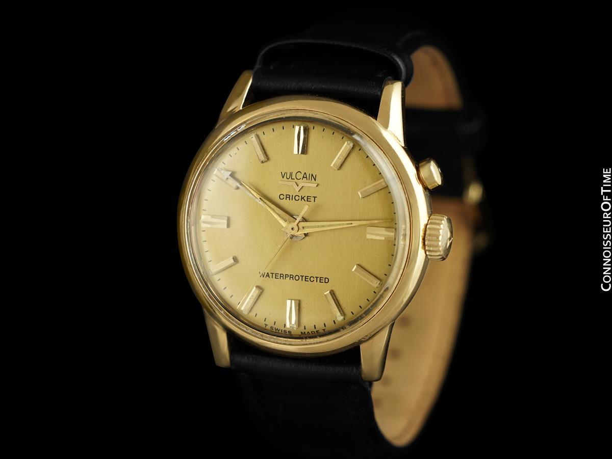 1950's VULCAIN CRICKET Vintage Hombre 