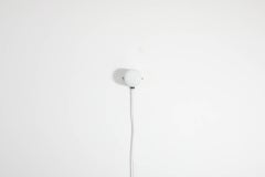 1950's Wagenfeld Opaline Glass and Porcelain "Lisilux" Wall or Ceiling Sconce