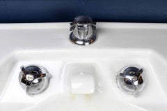 1950s Wall Mount Sink with Chrome Legs