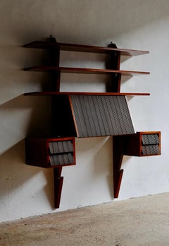1950's Wall Mounted Library by Fratelli Proserpio
