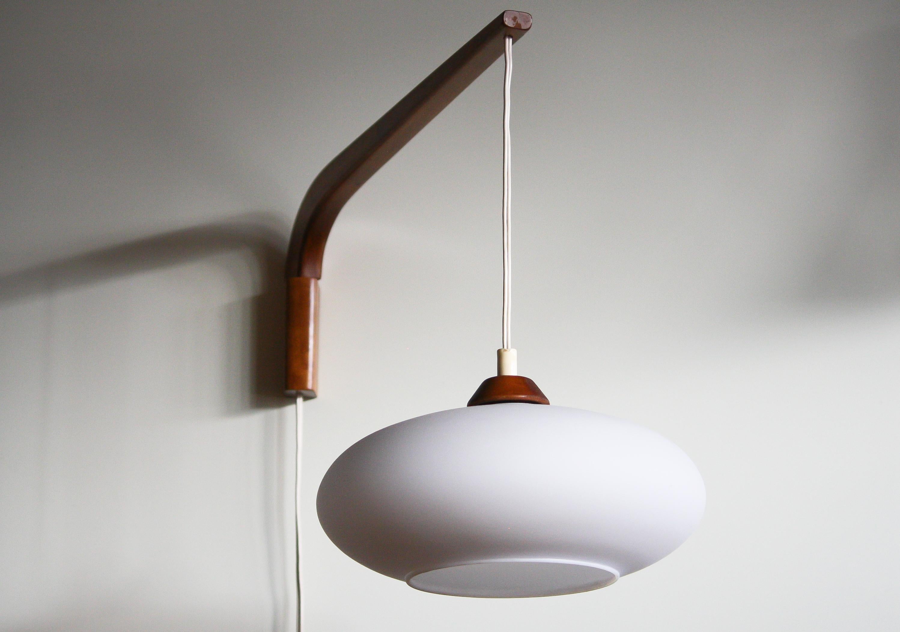 1950s, Wall Pendant Light by Uno & Östen Kristiansson for Luxus 1