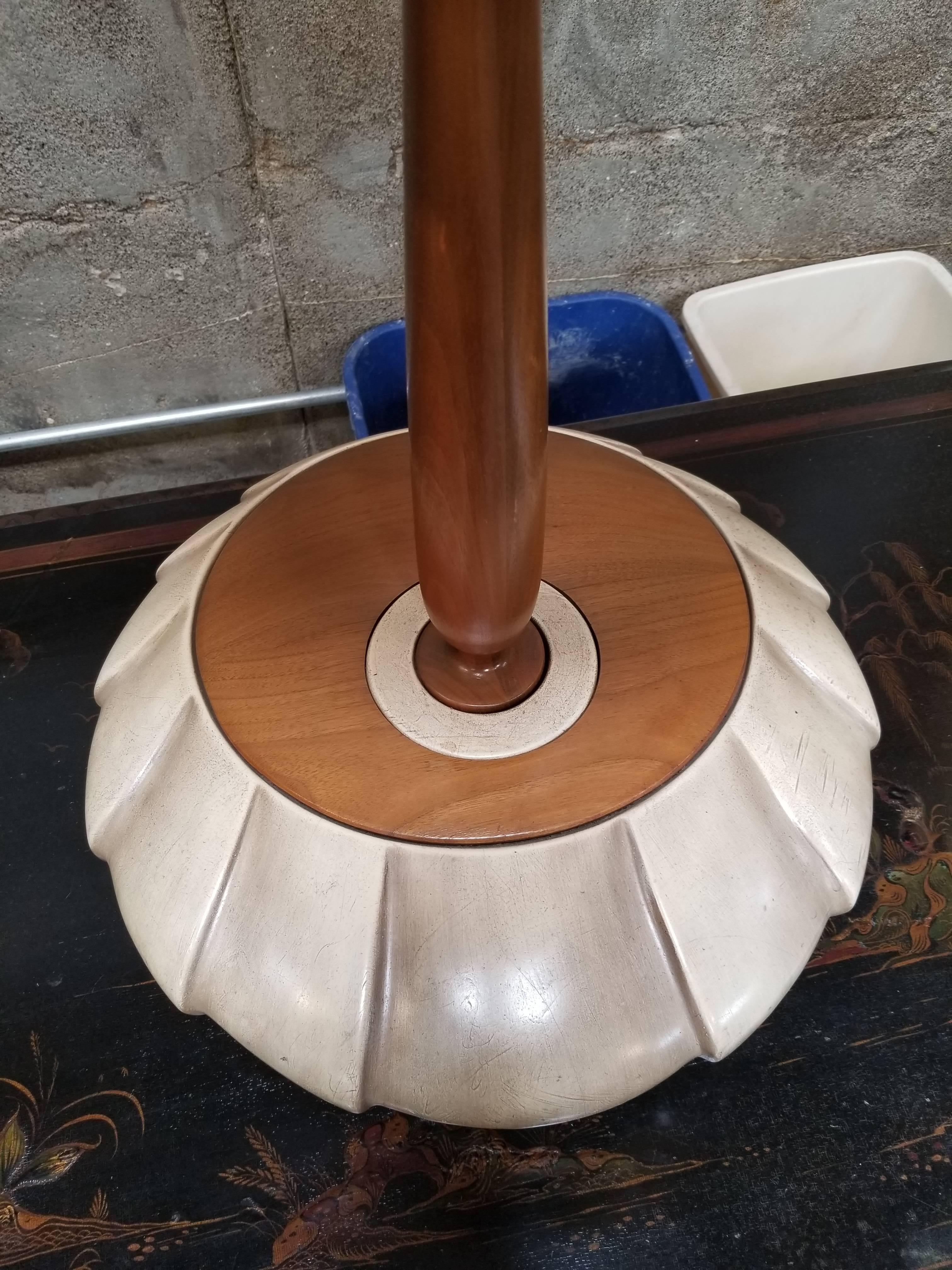 American 1950's Asymmetrical Table Lamp For Sale