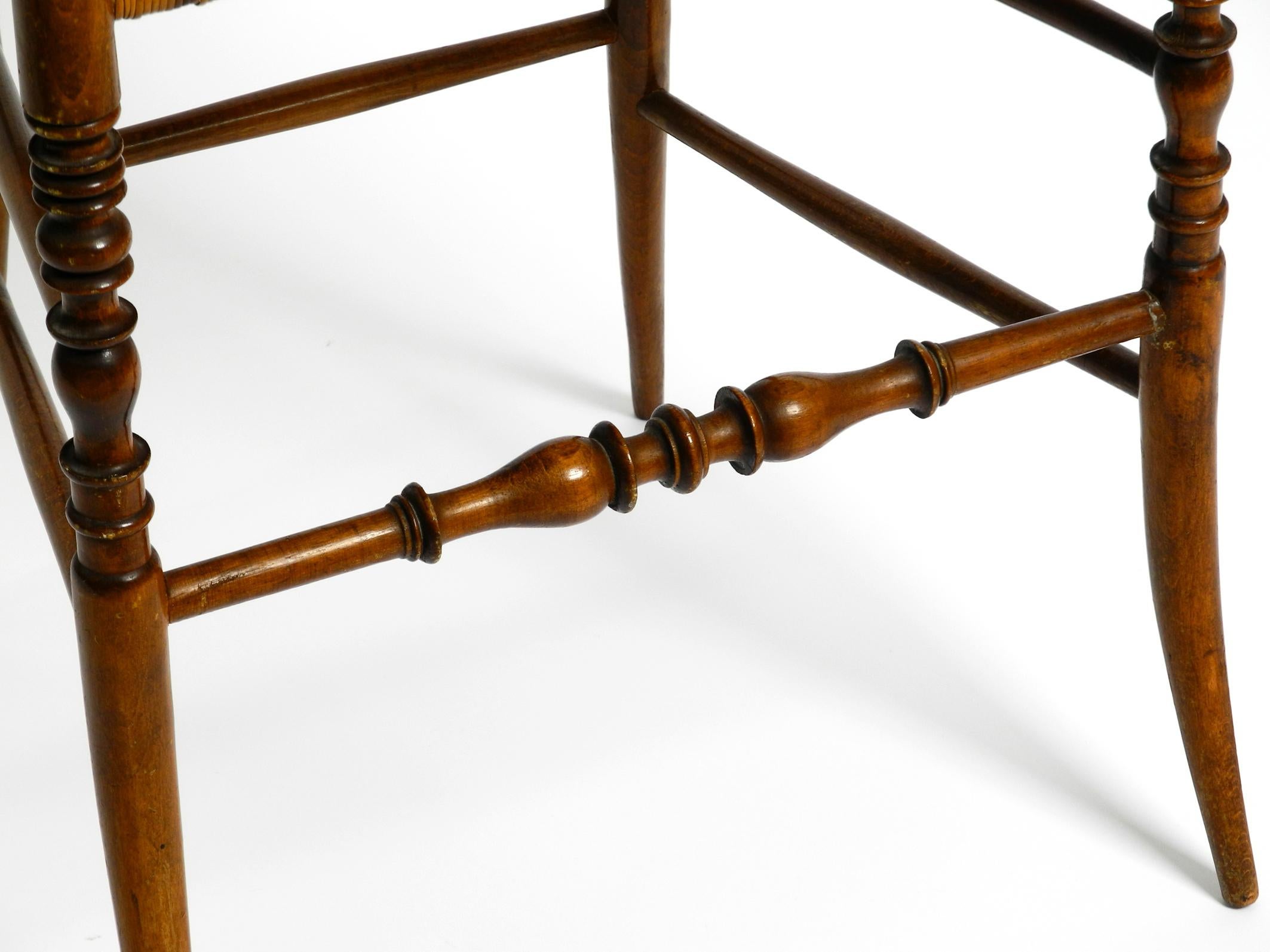 1950s Walnut Chiavari Chair Designed by Giuseppe Gaetano Descalzi 13