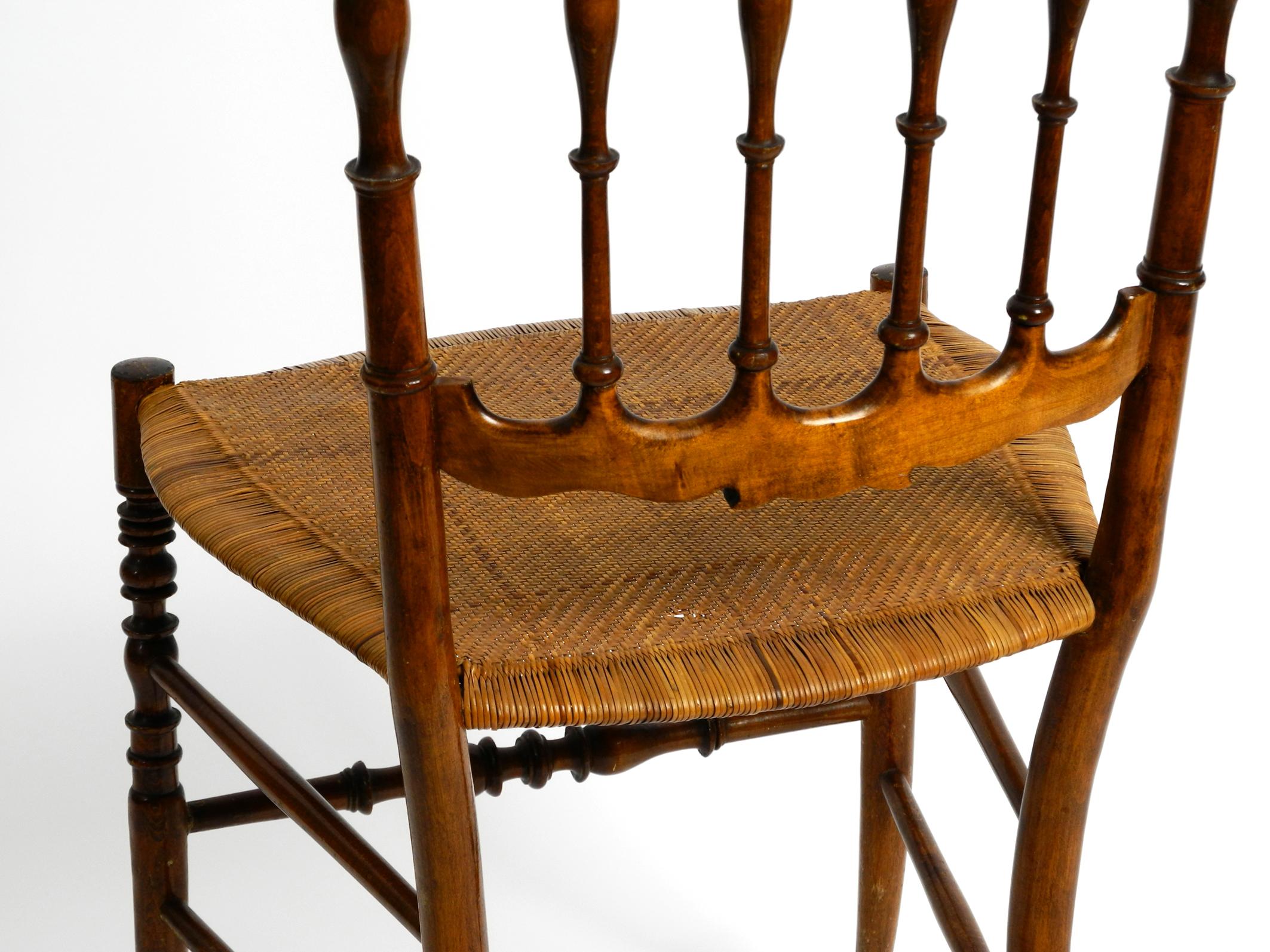 1950s Walnut Chiavari Chair Designed by Giuseppe Gaetano Descalzi 1