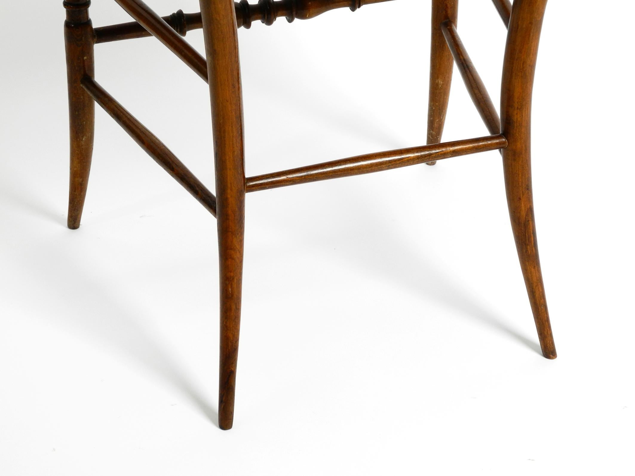1950s Walnut Chiavari Chair Designed by Giuseppe Gaetano Descalzi 2