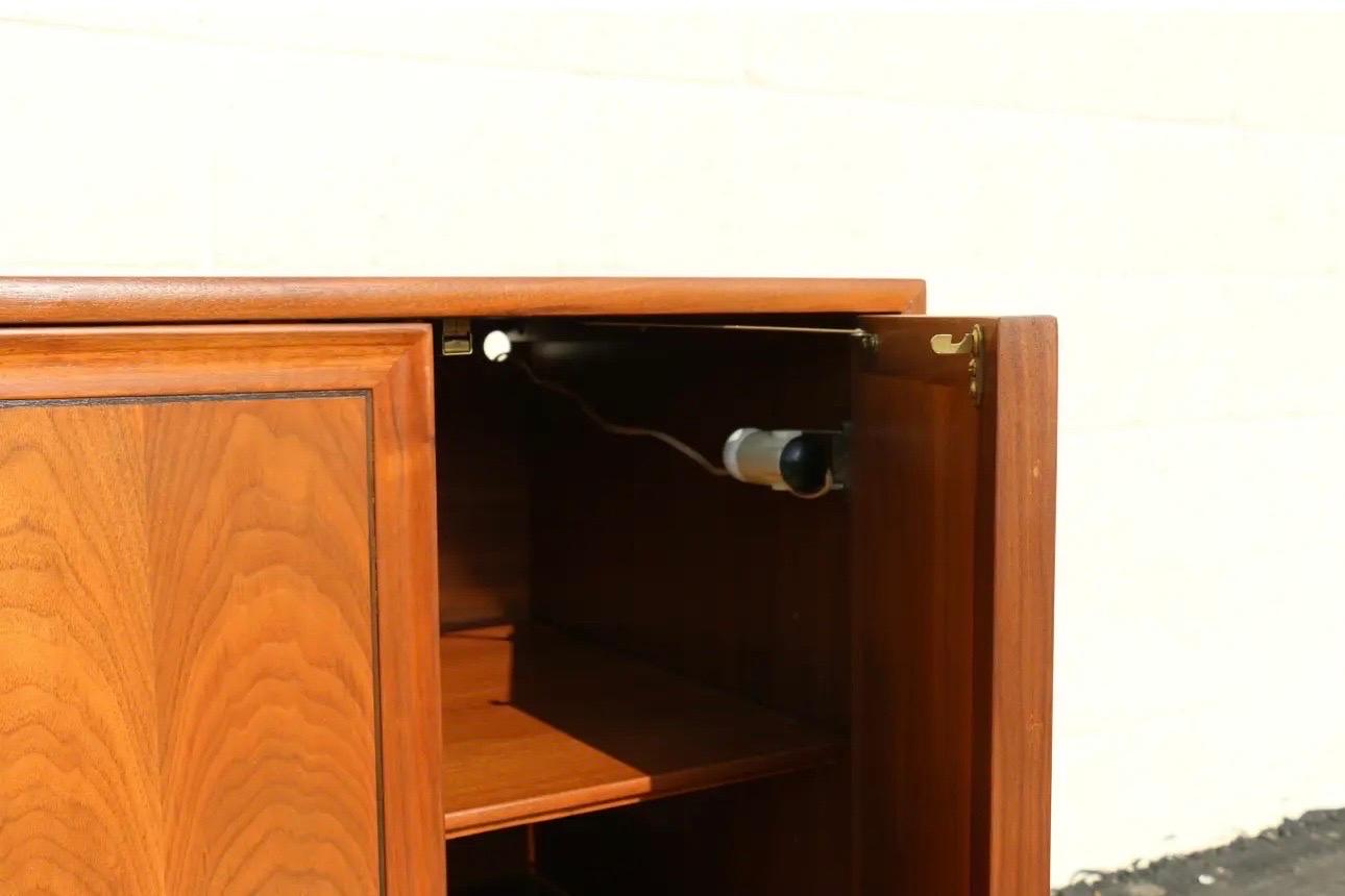 1950’s Walnut Credenza by Kipp Stewart for Drexel Declaration 5