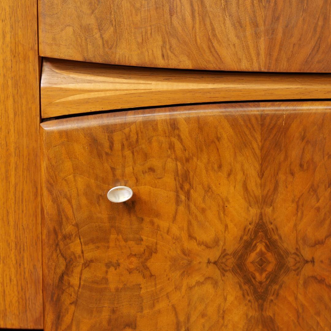 1950er Nussbaum Liquor Cabinet Credenza von Beautility of London UK im Angebot 5