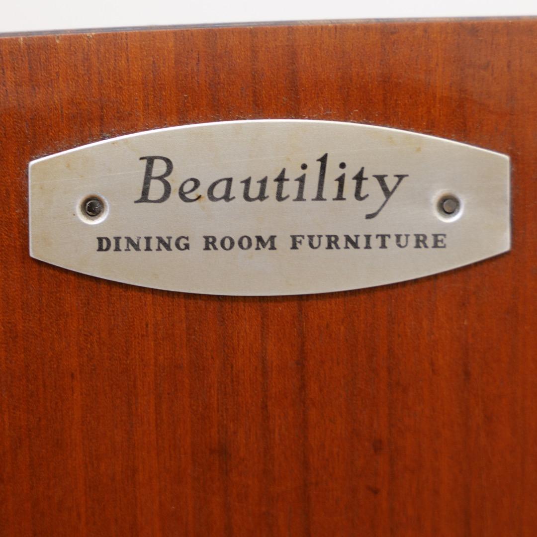 1950er Nussbaum Liquor Cabinet Credenza von Beautility of London UK im Angebot 6