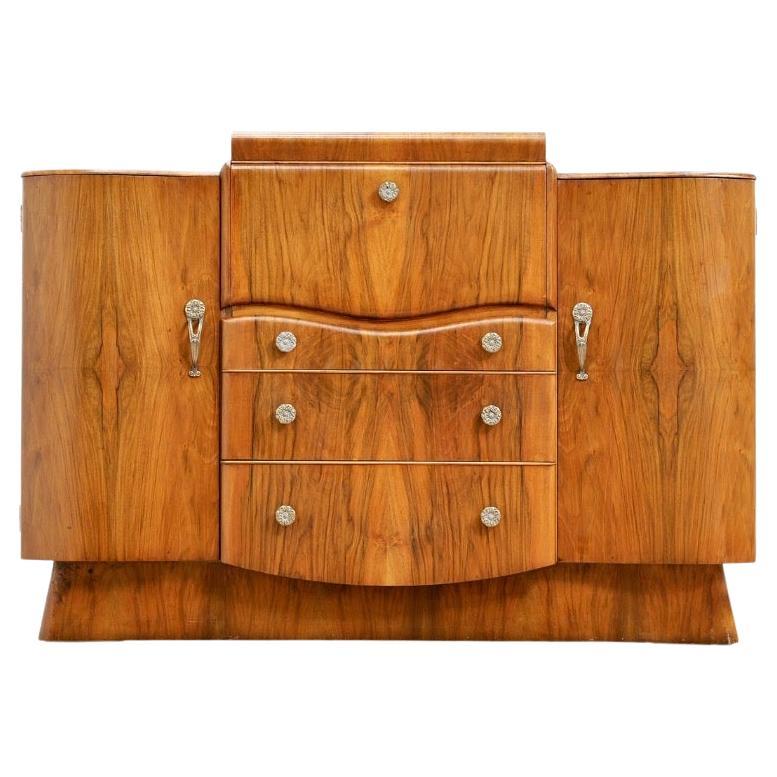 Credenza in noce per liquori del 1950 di Nathan Furniture in vendita