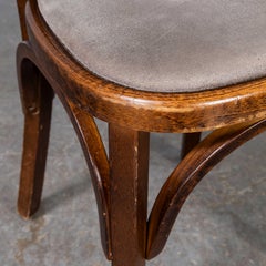 Chaises de salle à manger Baumann en bois de chêne chaud des années 1950 - Lot de dix