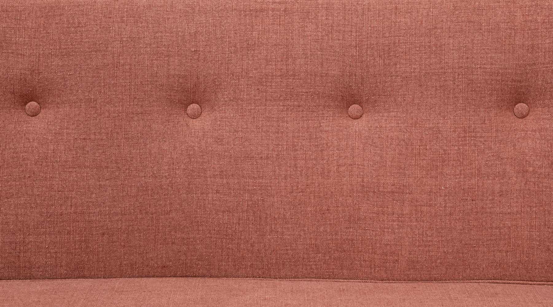 1950s Warm Pink Edward Wormley Sofa 'c' New Upholstery For Sale 3