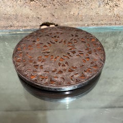 1950s Web Sterling Silver Embellished Trivet Hot Plate