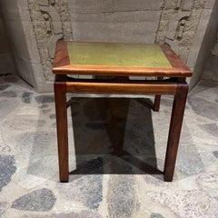 1950s Wedge Table Walnut & Gold Leaf Edward Wormley Dunbar