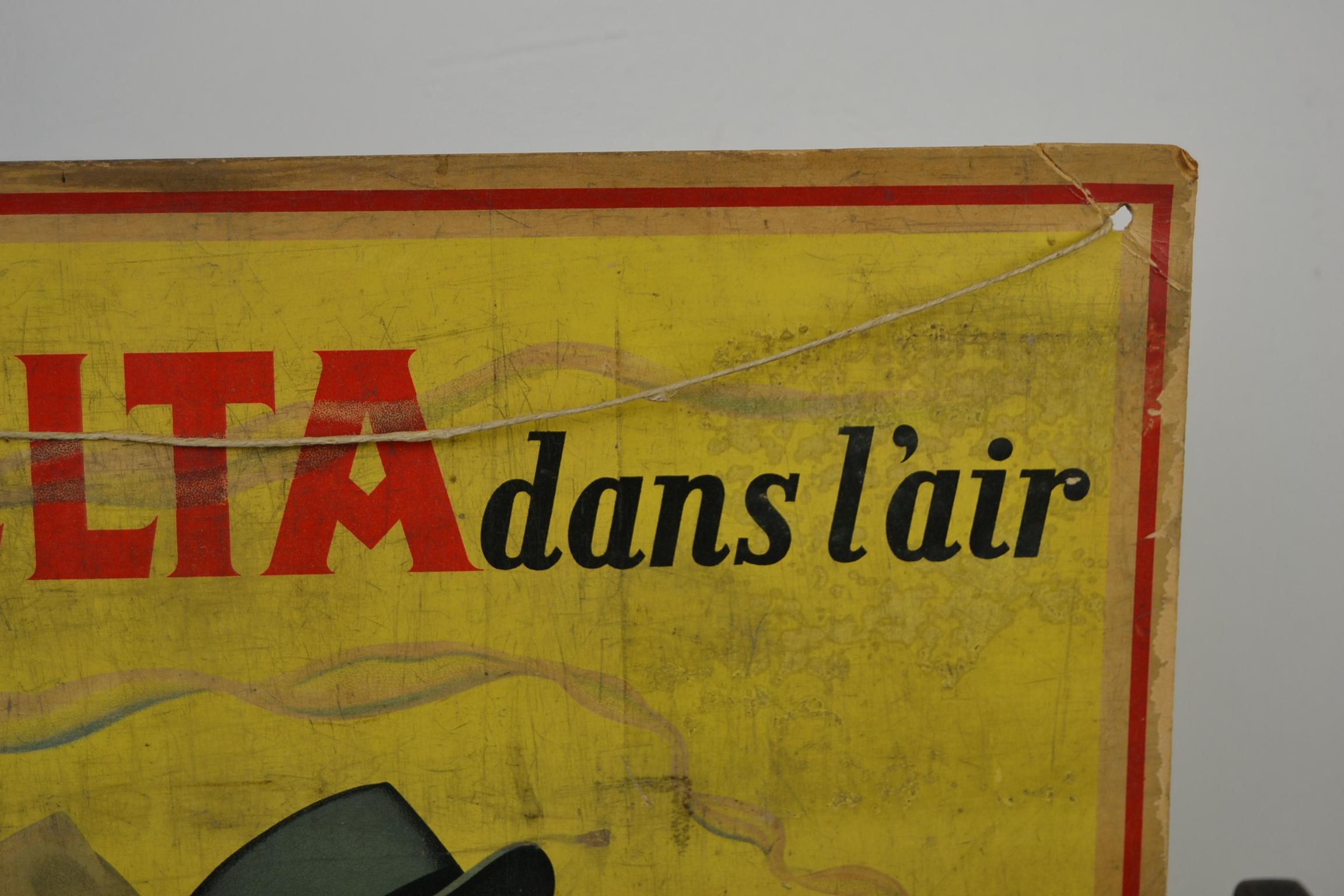 1950s Welta Tobacco Advertising Sign , Belgium  5