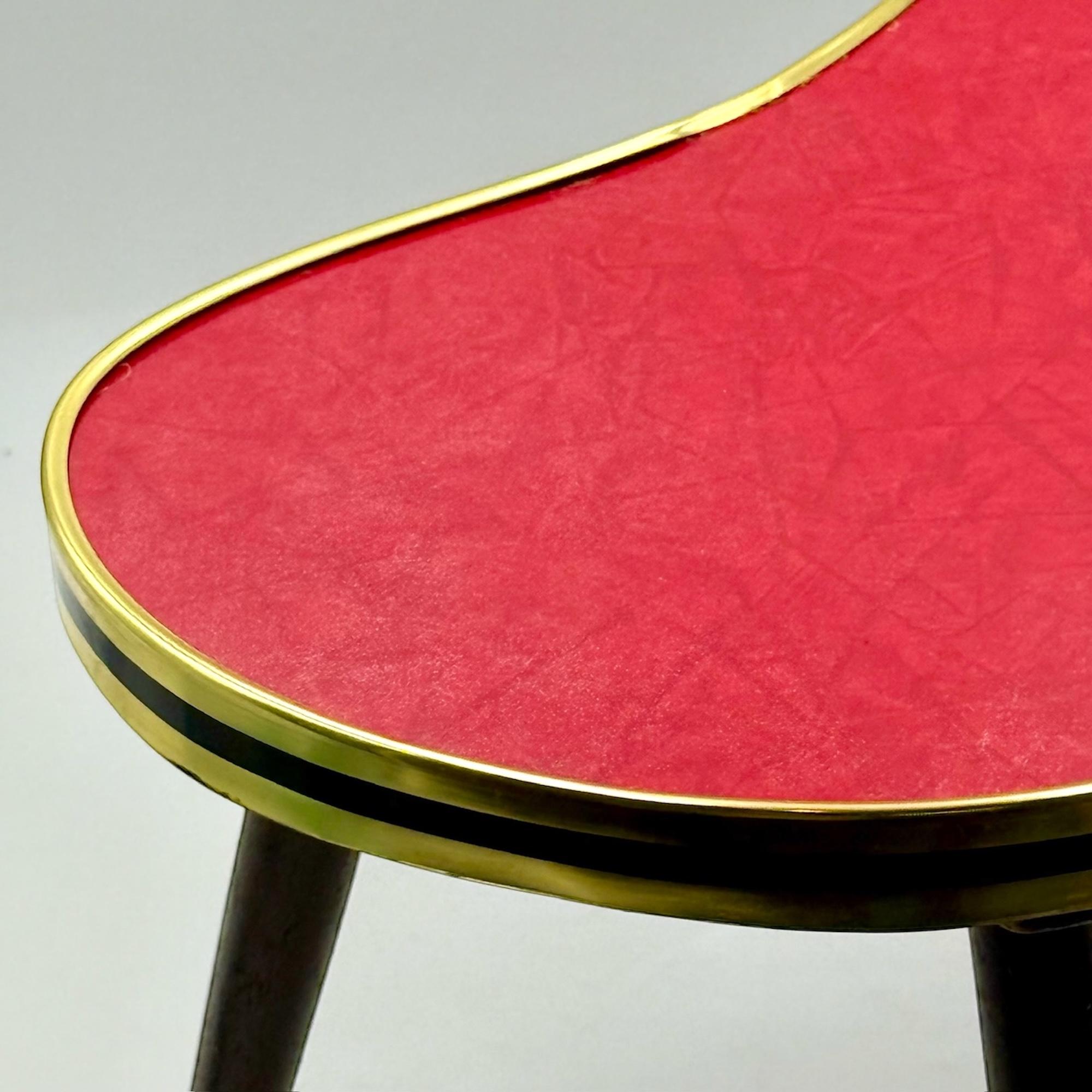 Piantane della Germania Occidentale del 1950 in formica e ottone in vendita 5