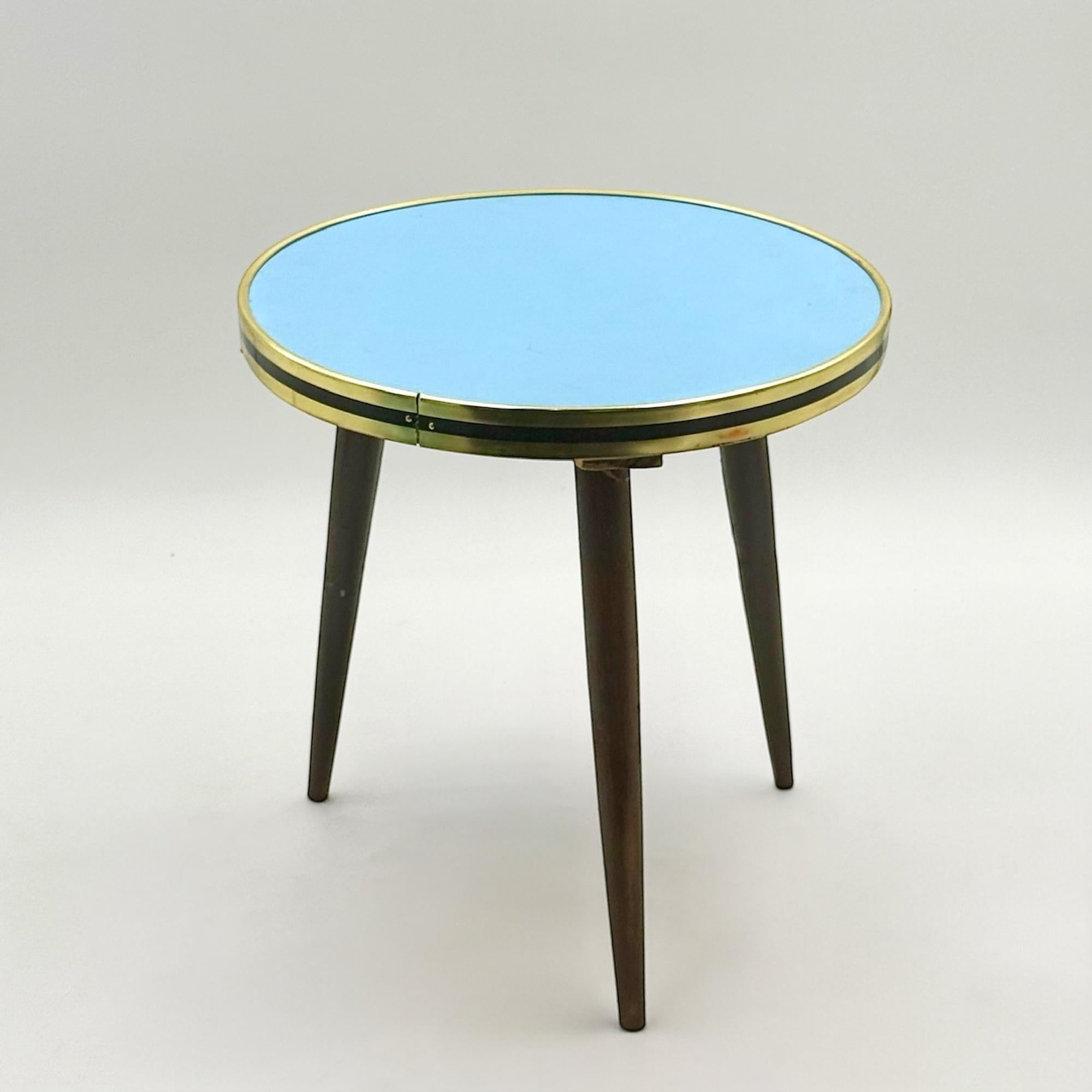 Piantane della Germania Occidentale del 1950 in formica e ottone in vendita 9