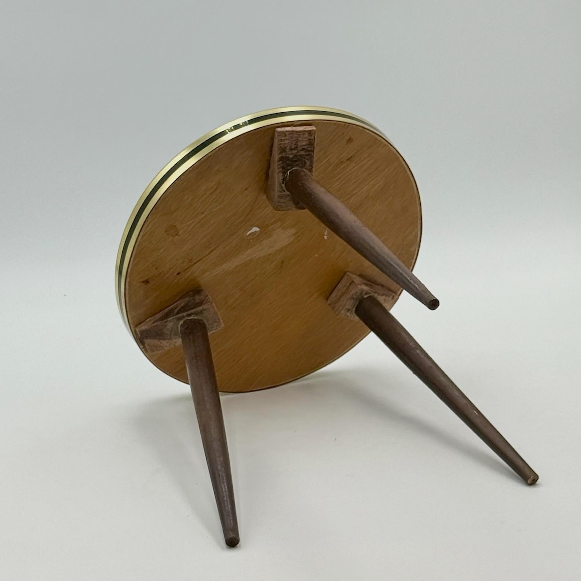 Tedesco Piantane della Germania Occidentale del 1950 in formica e ottone in vendita