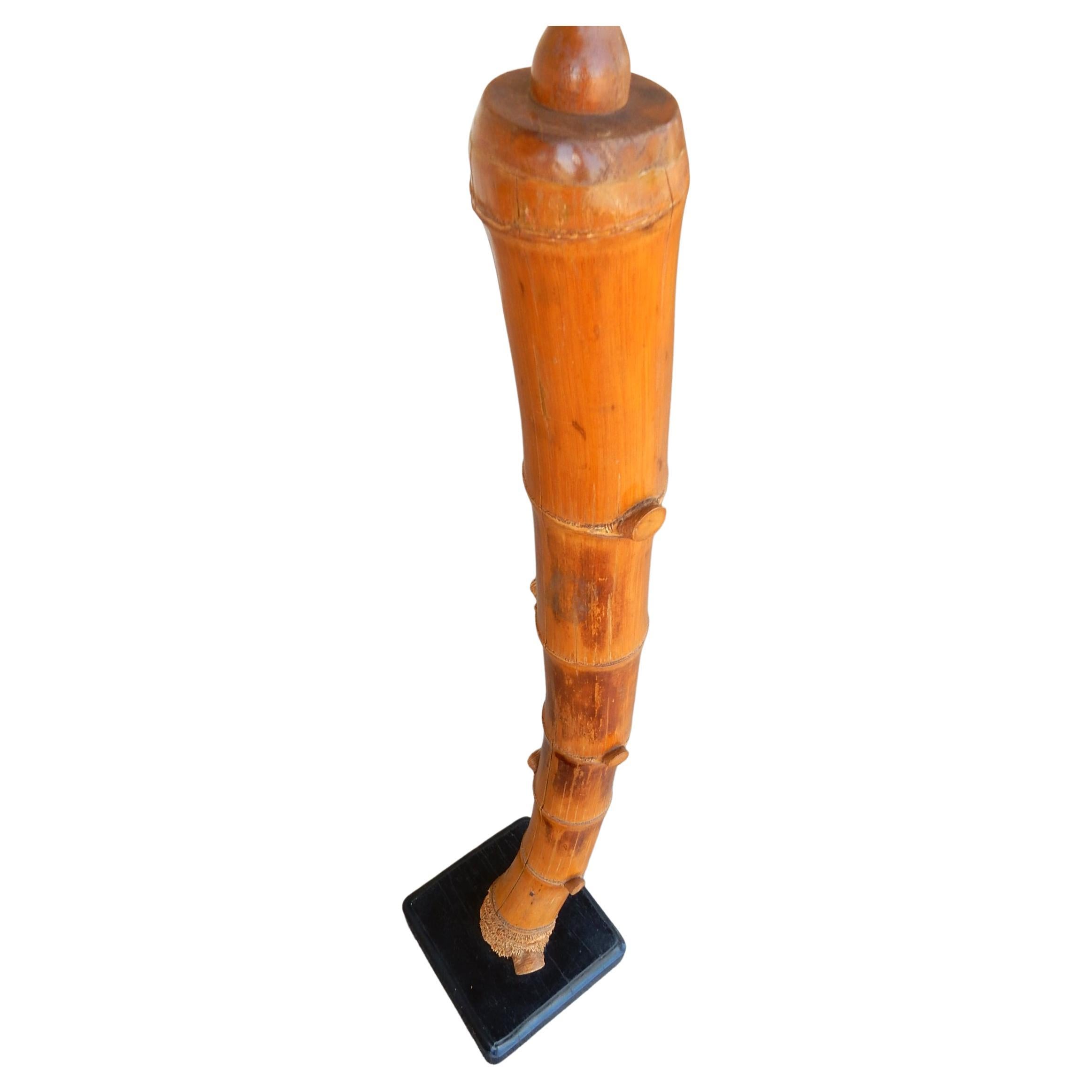 lampadaire exotique bambou