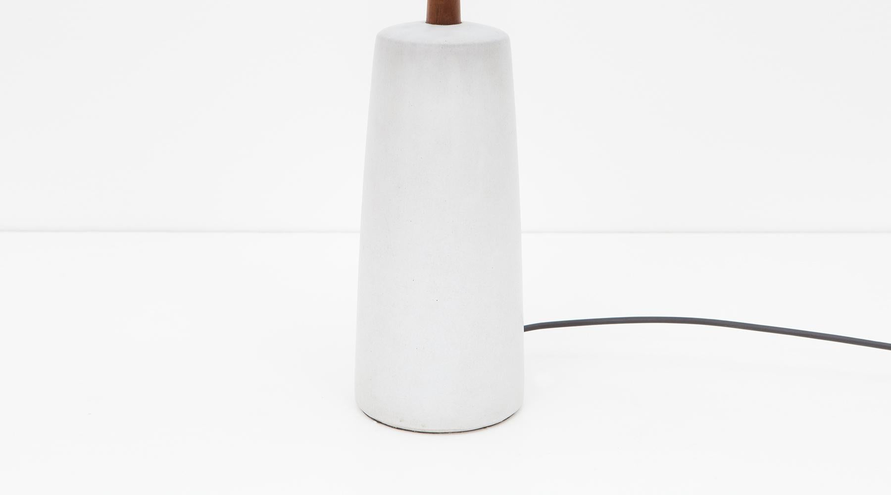 1950s White and Beige Table Lamp by Jane & Gordon Martz 
