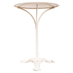 1950’s White French Bistro Café Table