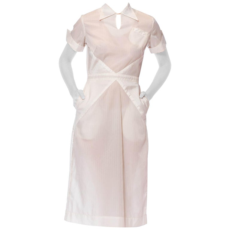 1950S White Nylon Pin-Up Nurse Uniform Dress at 1stDibs | 1950s nurse uniform, nurse uniform 1950, 1950s nurses uniform 1950S White Nylon Pin-Up Nurse Uniform Dress at 1stDibs | 1950s nurse uniform, nurse uniform 1950, 1950s nurses uniform