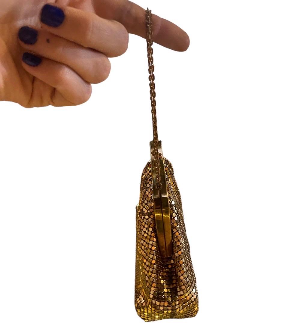 1950’s Whiting & Davis Gold Chainmail Evening Purse 1